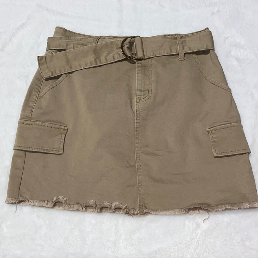 Like New SO Khaki Cargo Skirt